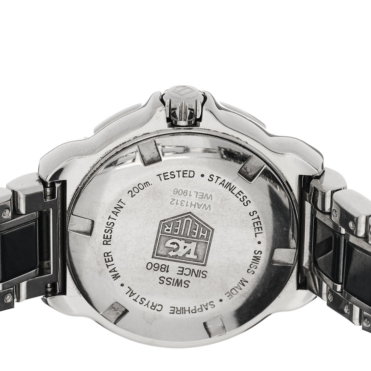 Tag Heuer Stainless Steel Ceramic Diamond Bezel 32mm Formula 1 Lady Quartz Watch Black WAH1312 4 of 5