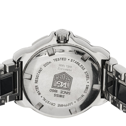 Tag Heuer Stainless Steel Ceramic Diamond Bezel 32mm Formula 1 Lady Quartz Watch Black WAH1312 4 of 5