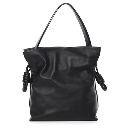 Loewe Calfskin Flamenco Knot Bag Black 1 of 12