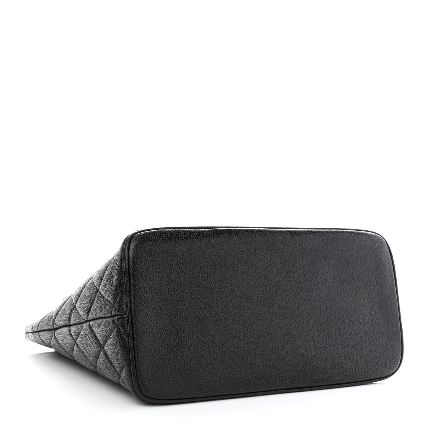 Caviar Quilted Medallion Tote Black