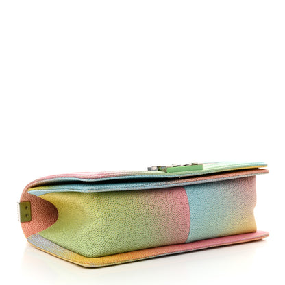 Chanel Caviar Quilted Medium Cuba Rainbow Boy Flap Multicolor 4 of 11