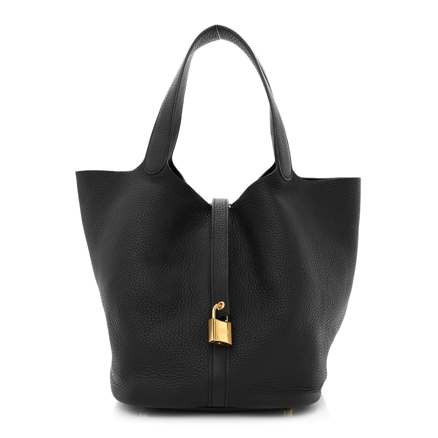 Hermes Taurillon Clemence Picotin Lock 26 GM Black 1 of 14