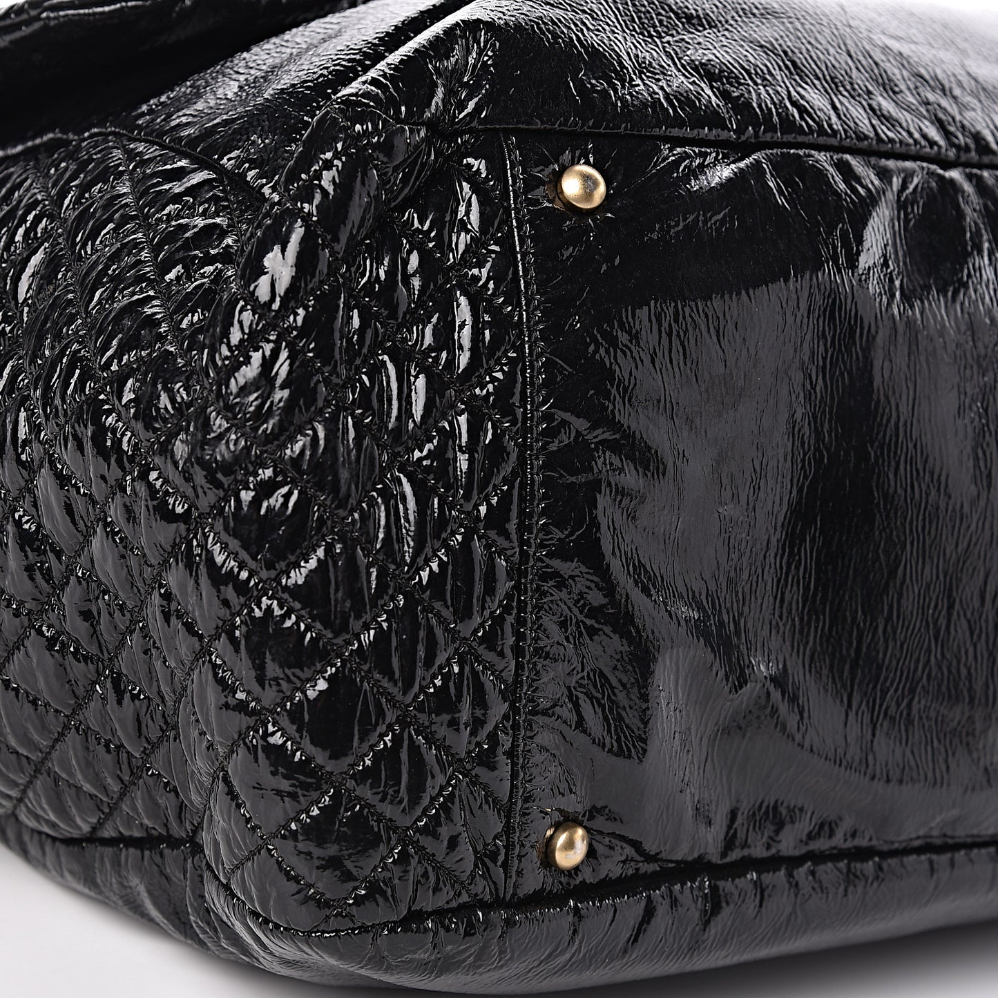 Vinyl XXL Rock and Chain Flap Black