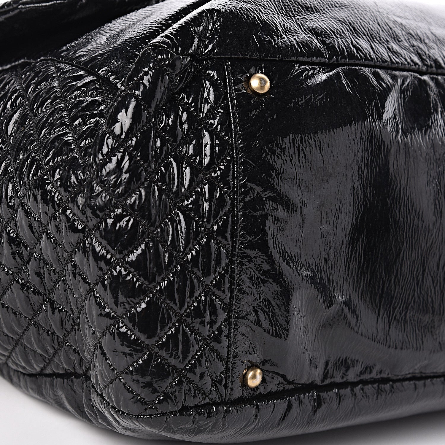 Chanel Vinyl XXL Rock and Chain Flap Black 10 of 12