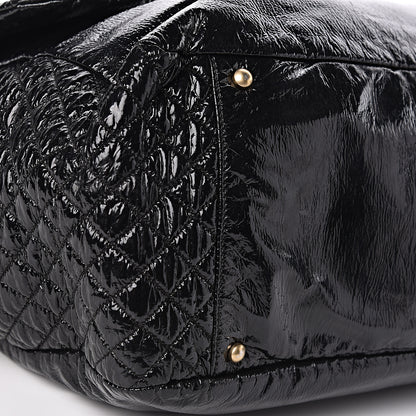 Chanel Vinyl XXL Rock and Chain Flap Black 10 of 12