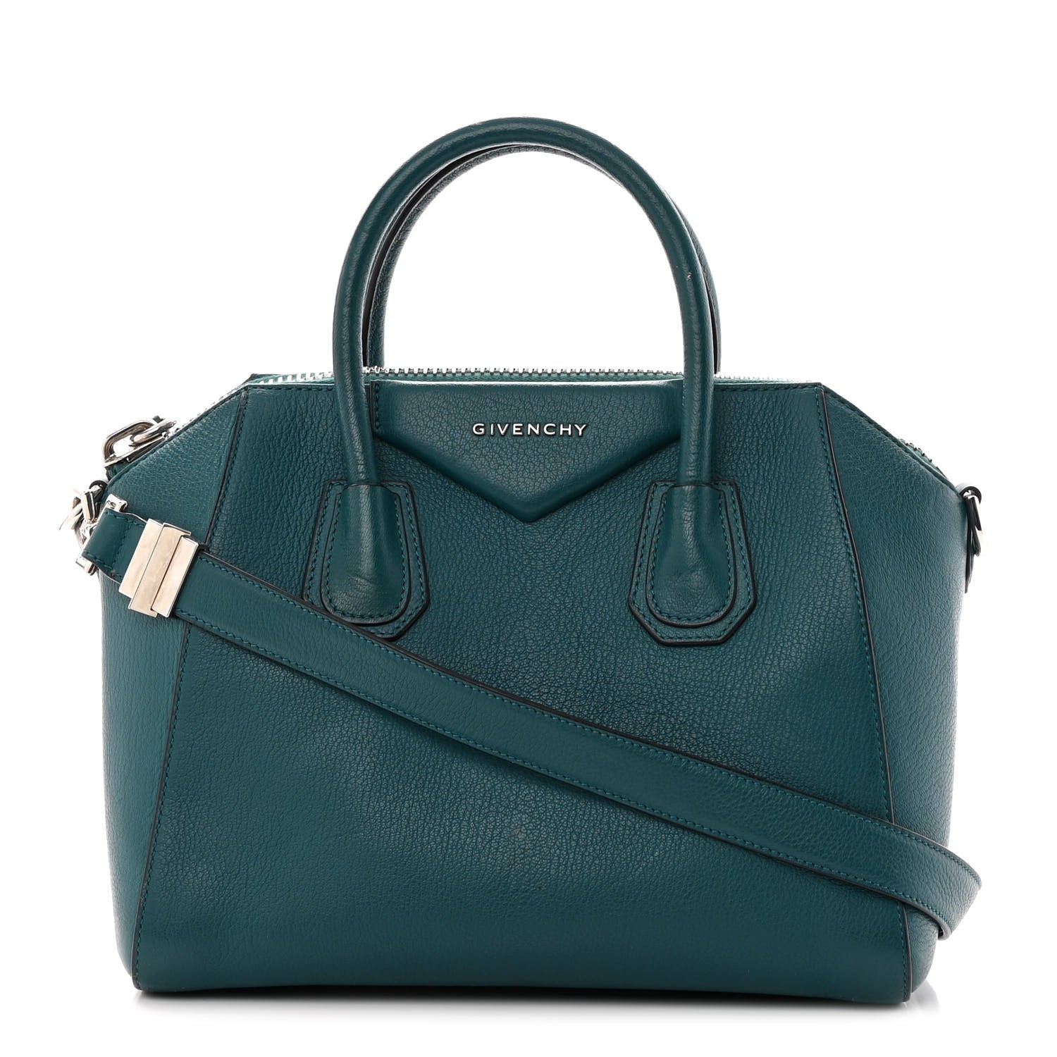 Givenchy Sugar Grained Goatskin Small Antigona Mineral Blue 1 of 20