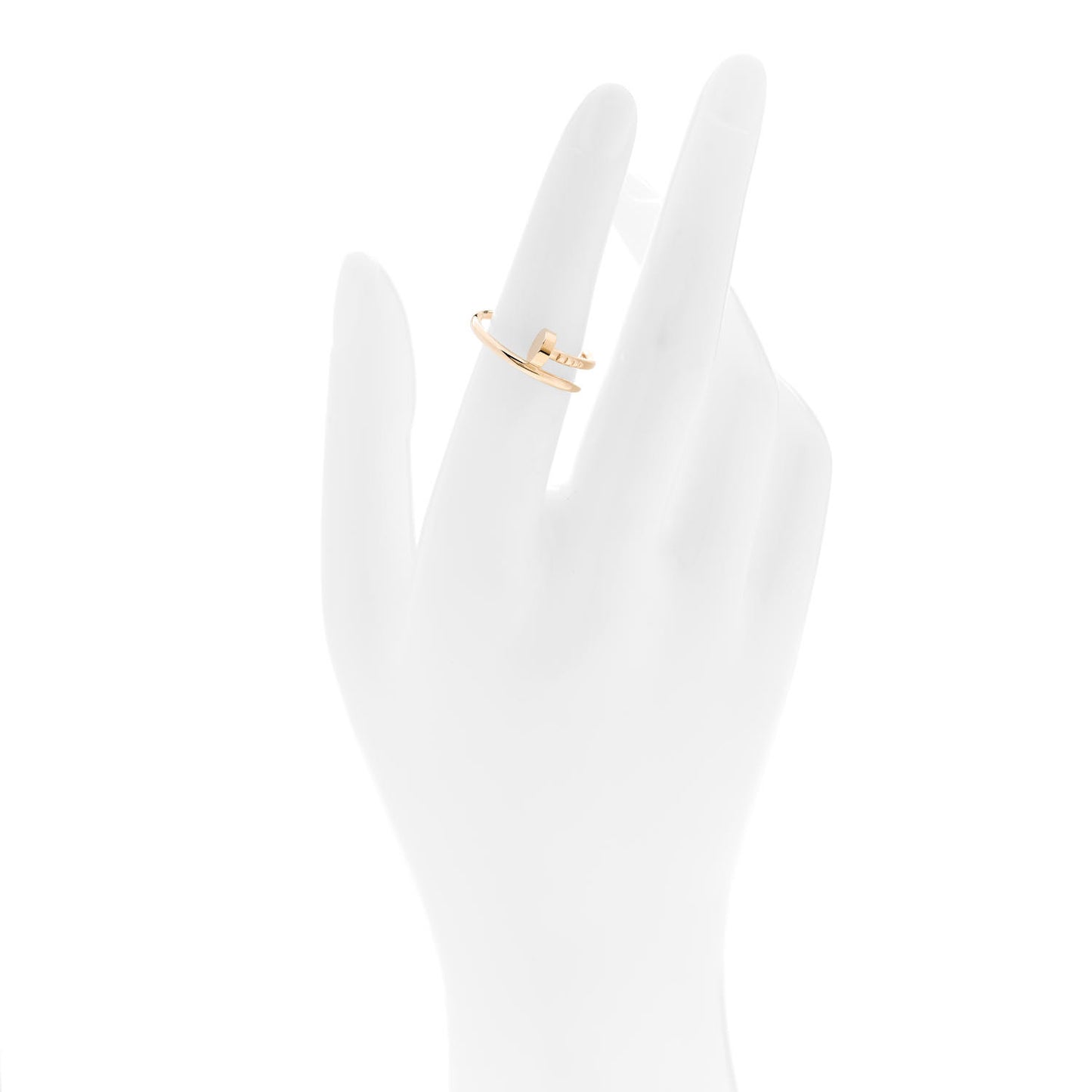 18K Yellow Gold Small Juste Un Clou Ring 53 6.25