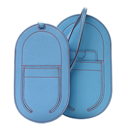 Hermes Chevre Mysore In-The-Loop Phone To Go GM Case Celeste 1 of 7