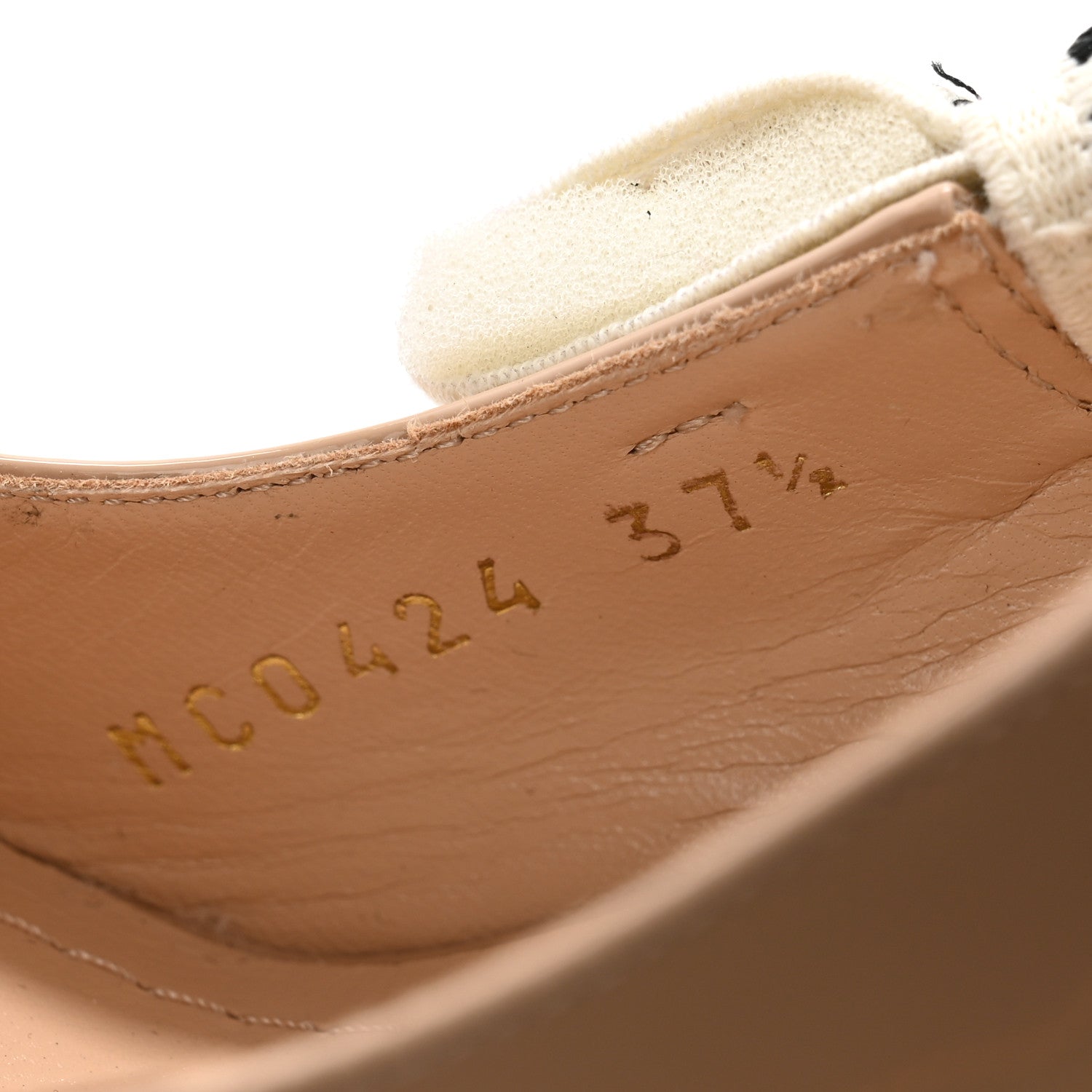 Christian Dior Patent Ribbon J'Adior Slingback 100mm Pumps 37.5 Nude 8 of 10