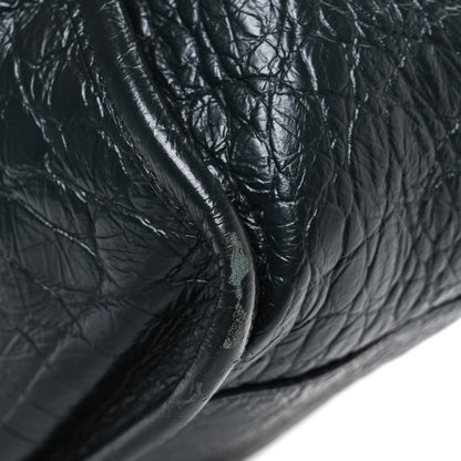 Saint Laurent Crocodile Embossed Calfskin Monogram Medium Niki Chain Satchel Algea 11 of 11