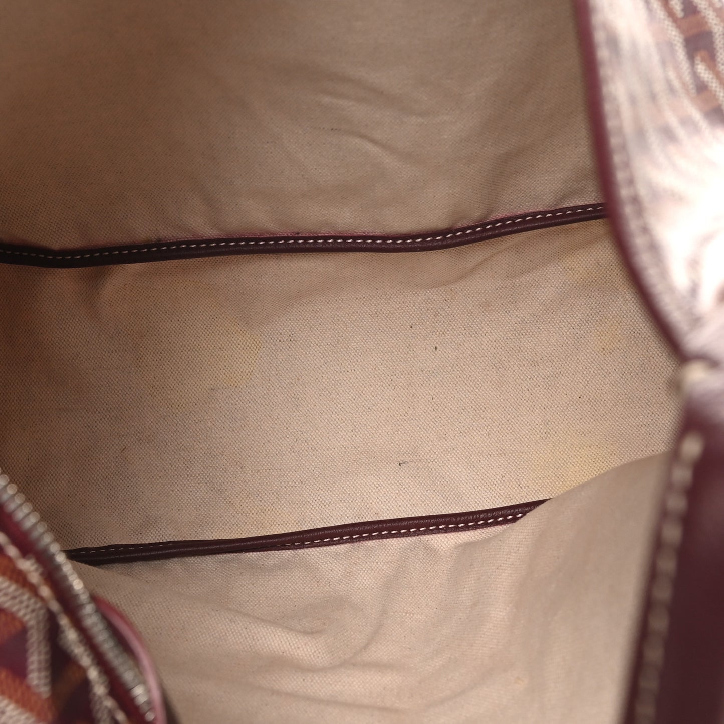 Goyardine Boheme Hobo Burgundy