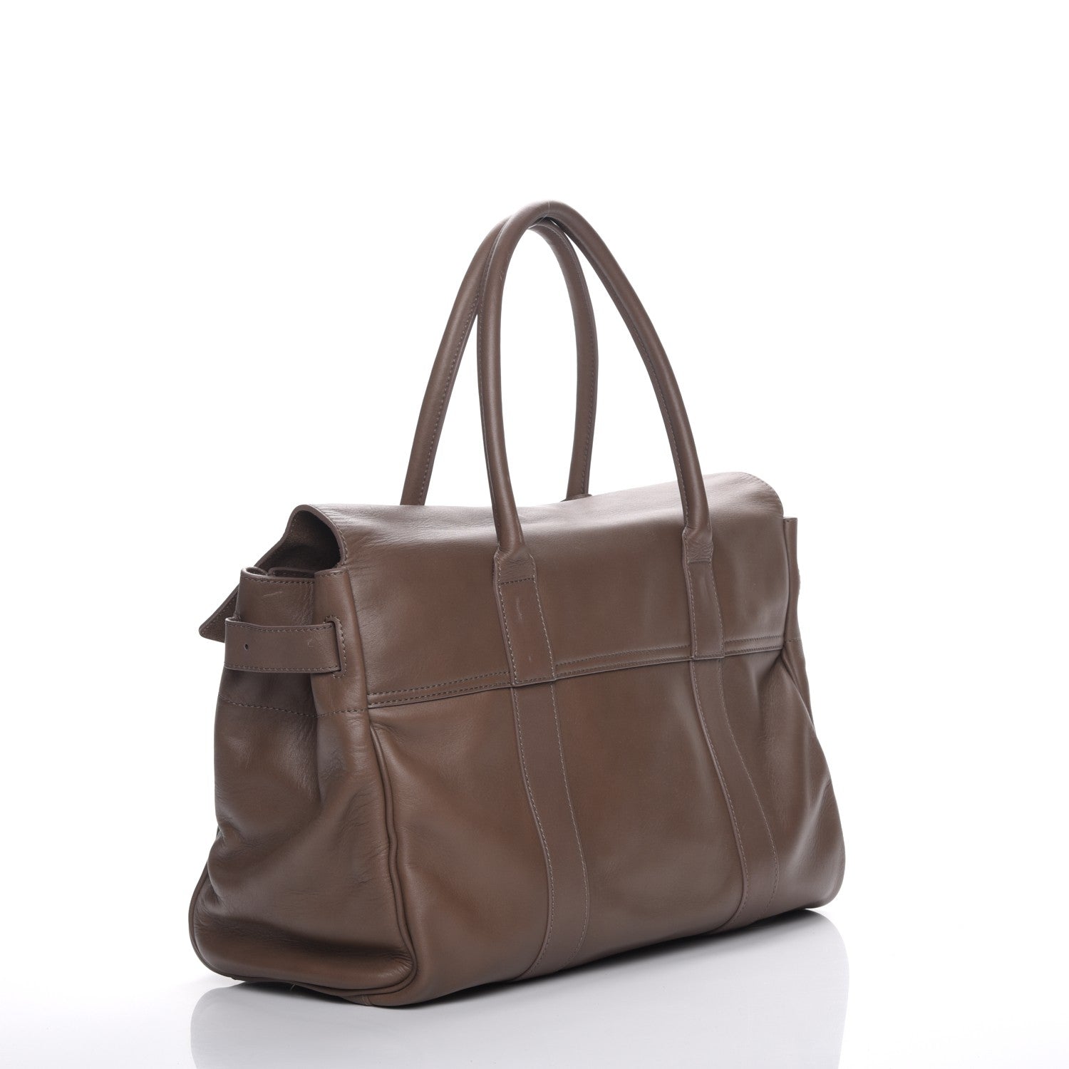 Mulberry Soft Tan Calfskin Bayswater Tote Taupe 3 of 10