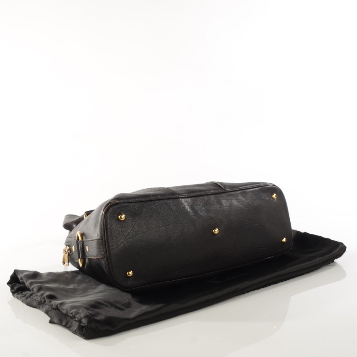 Saint Laurent Calfskin Large Muse Chocolate 7 of 12