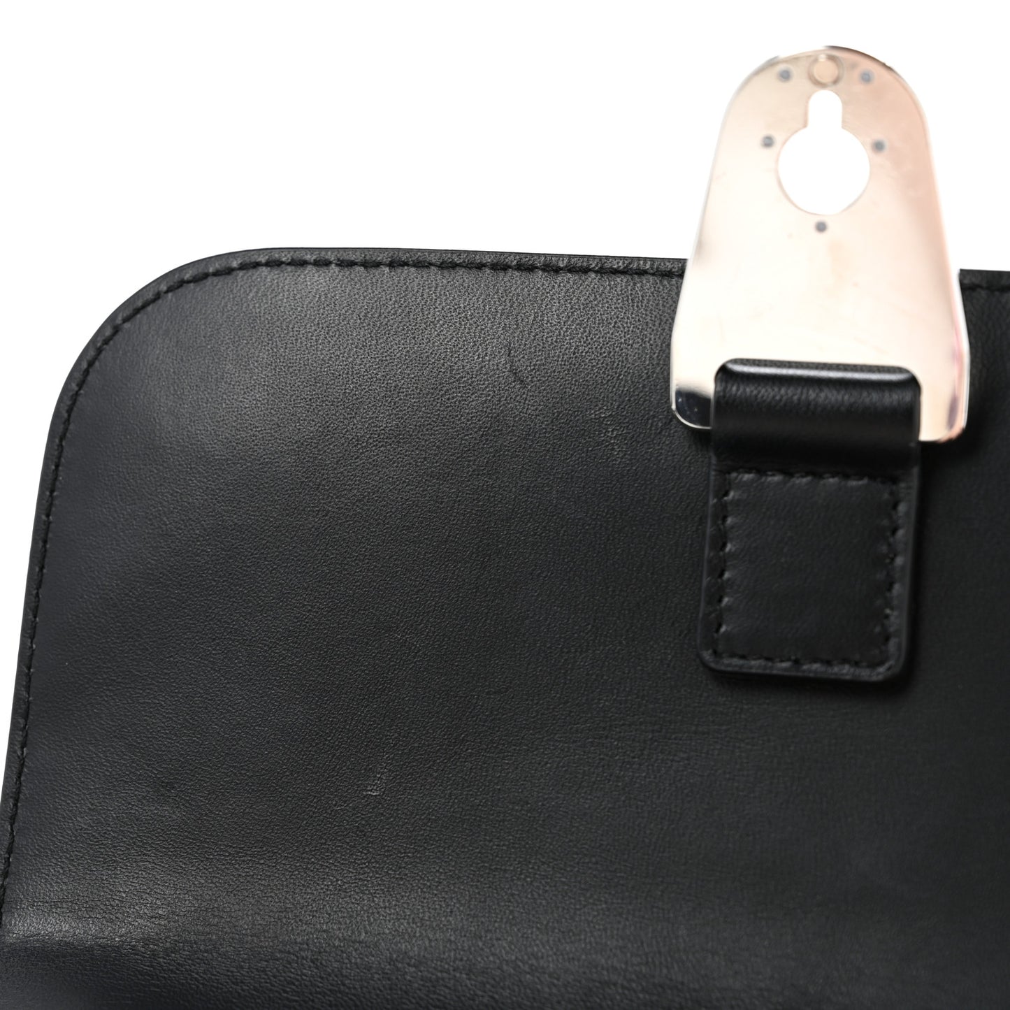 Calfskin Canvas Never Still Crossbody Flap Bag Black