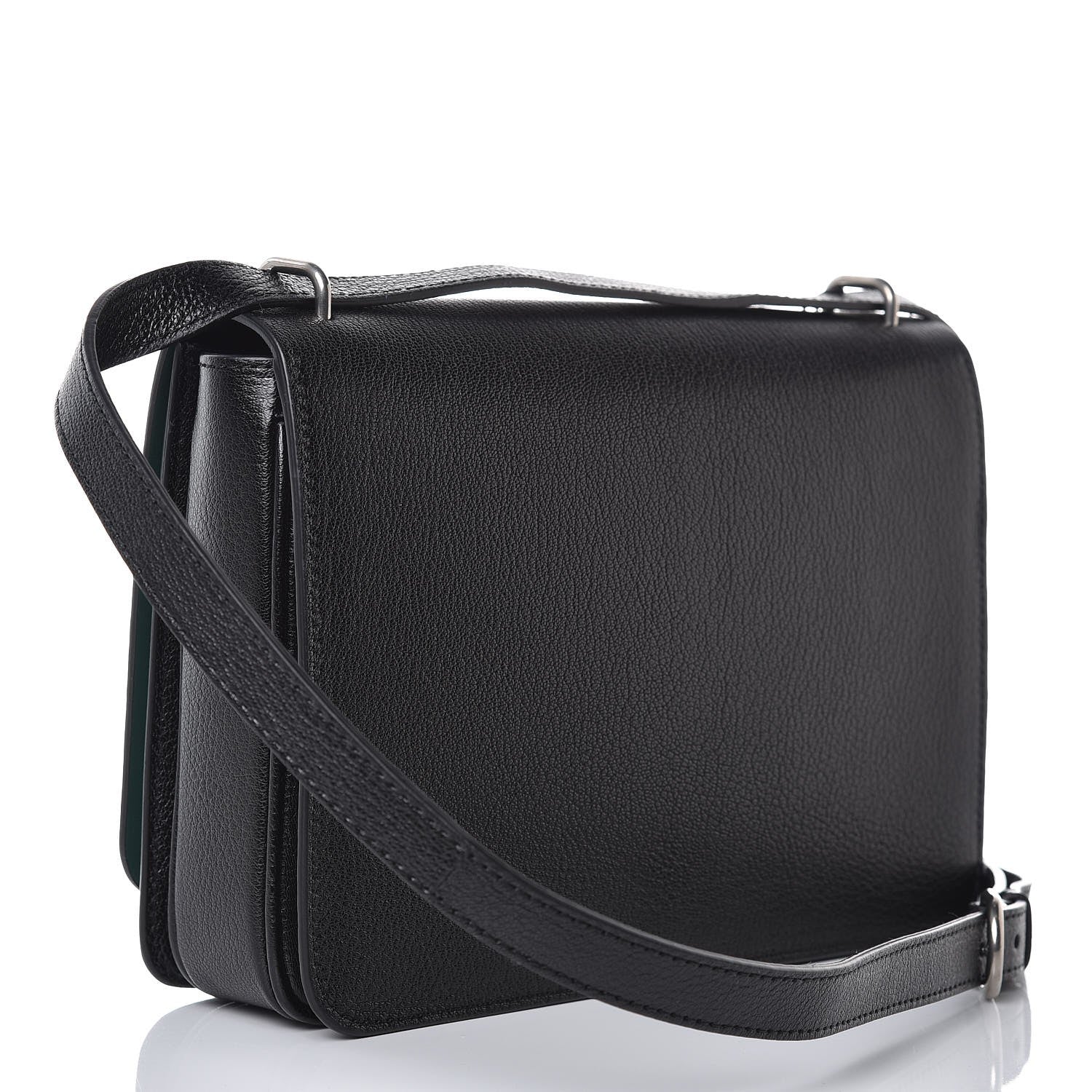 Burberry Goatskin Medium D-Ring Bag Black 3 of 8