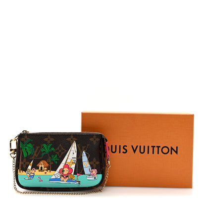 Louis Vuitton Monogram 2023 Christmas Animation Sailing Pochette Accessories Dragon Fruit Pink 10 of 10