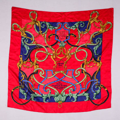 Hermes Silk L'Instruction Du Roy Scarf 90 2 of 5