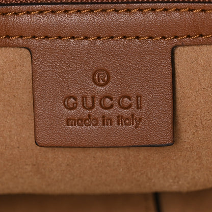 Gucci GG Supreme Monogram Large Linea A Hobo Light Brown 7 of 10