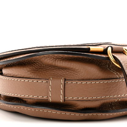 Chloe Calfskin Mini Marcie Round Crossbody Bag Nut 9 of 10