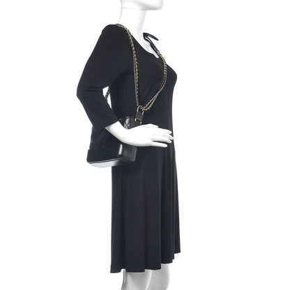 Chanel Aged Calfskin Quilted Small Gabrielle Hobo Black 3 of 11