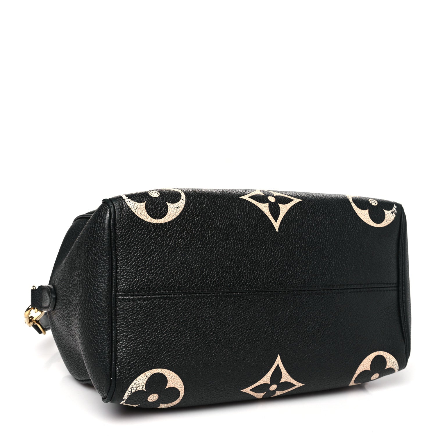 Louis Vuitton Empreinte Monogram Giant Speedy Bandouliere 25 Black Beige 4 of 12