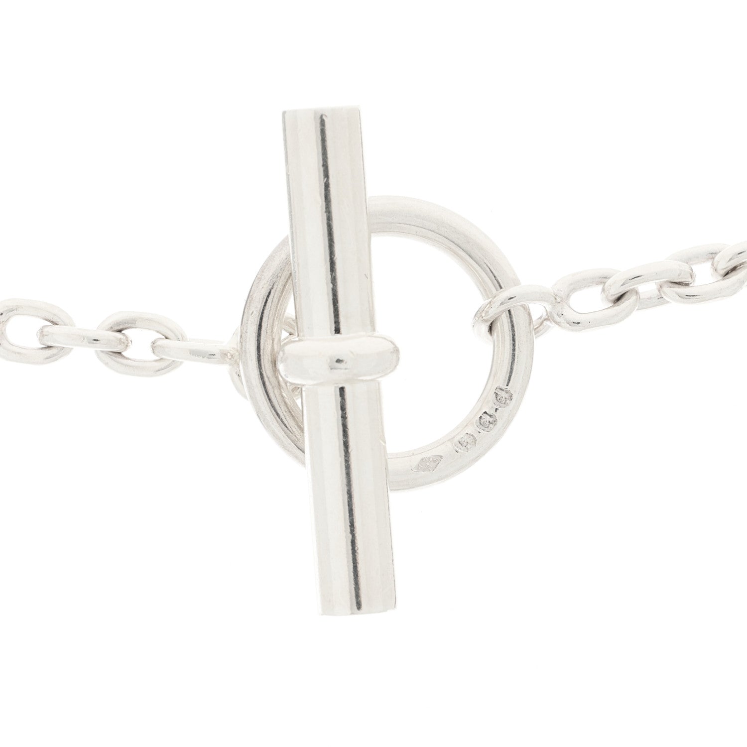 Hermes Sterling Silver Farandole Necklace 160 4 of 6