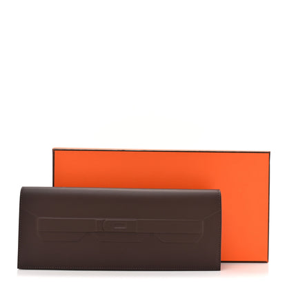 Hermes Swift Shadow Clutch 29 Moka 8 of 8