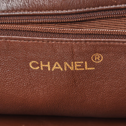 Chanel Lambskin CC Tote Brown 6 of 12
