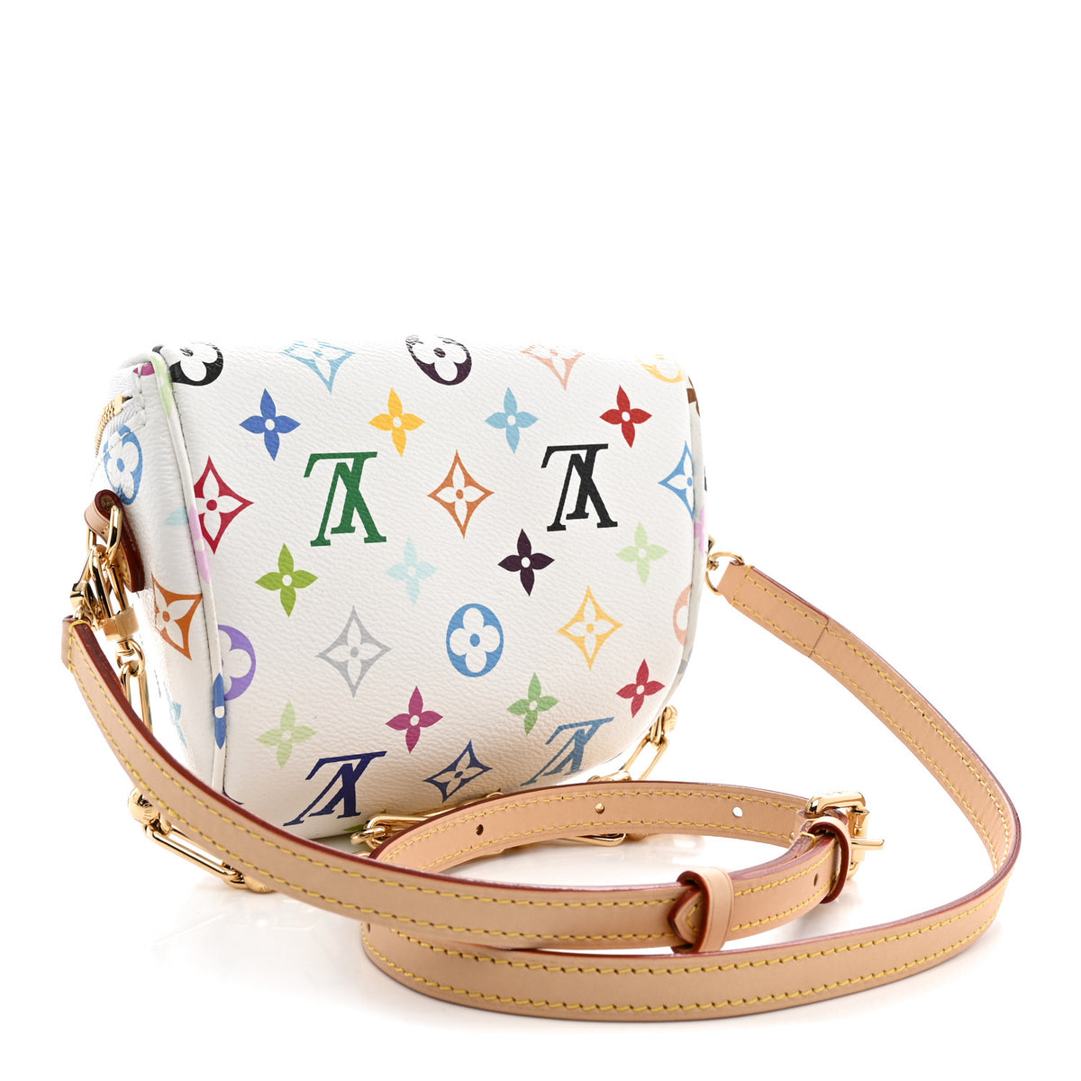 Louis Vuitton LV X TM Monogram Multicolor Mini Bumbag White 3 of 9