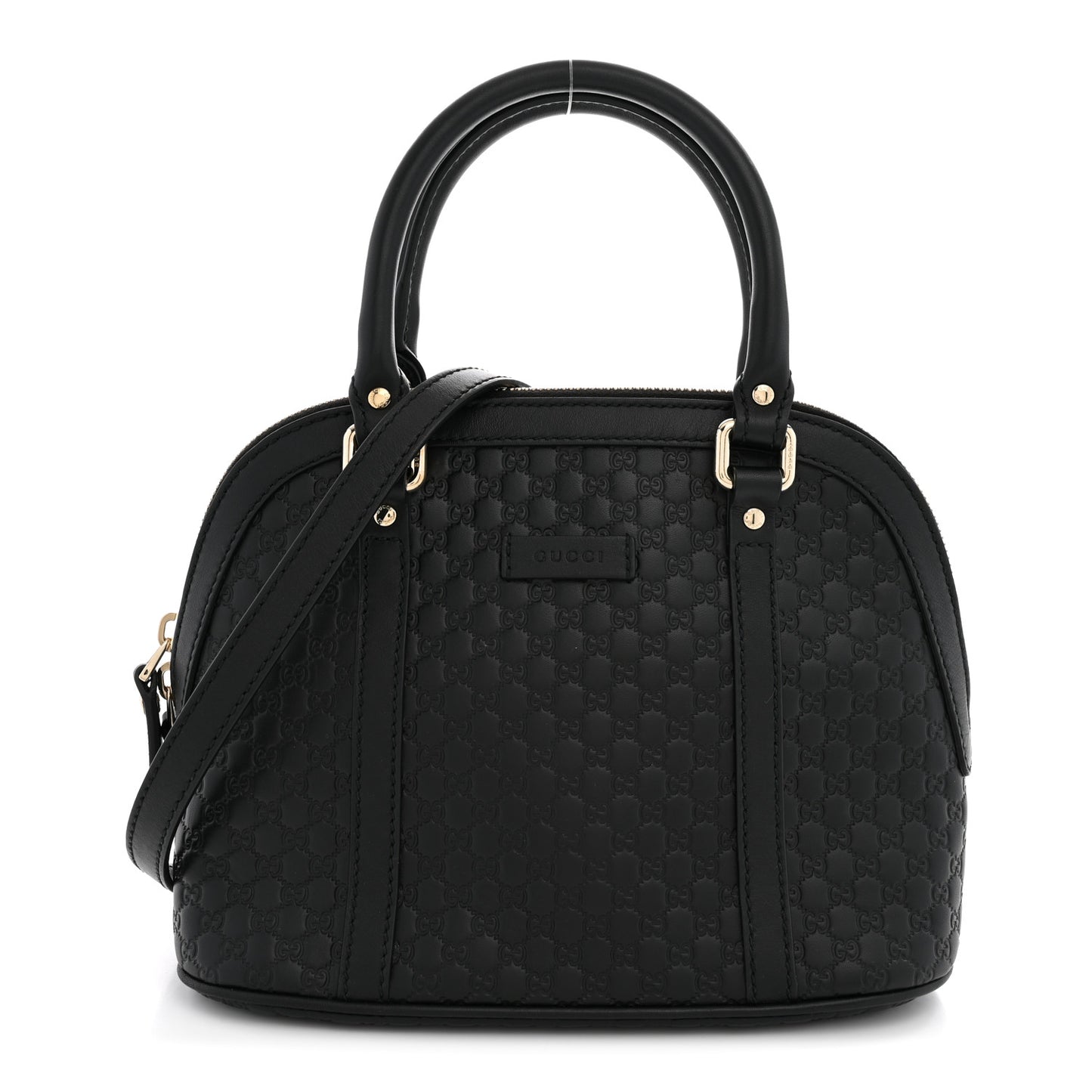 Microguccissima Mini Dome Bag Black