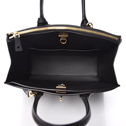 Louis Vuitton Taurillon City Steamer MM Black 5 of 9