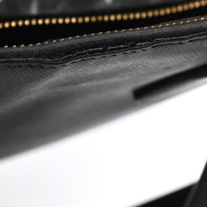 Prada Saffiano Medium Galleria Double Zip Tote Black 12 of 15