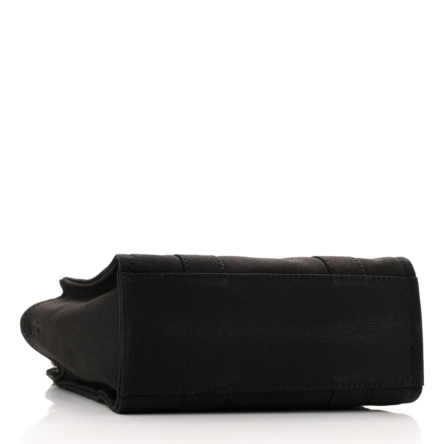 Cotton Canvas Small The Traveler Tote Bag Black