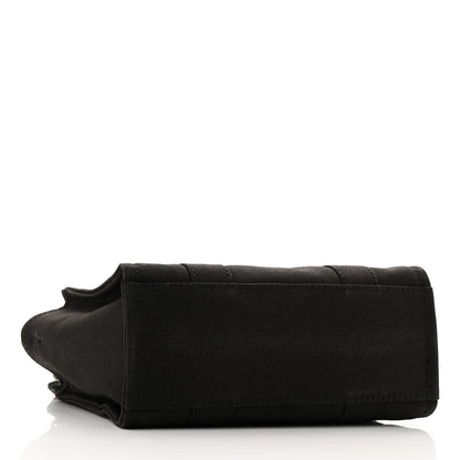 Marc Jacobs Cotton Canvas Small The Traveler Tote Bag Black 4 of 13