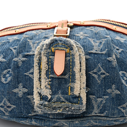Louis Vuitton Monogram Denim High Rise Bumbag Blue 8 of 10