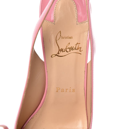 Christian Louboutin Patent Private Number 120 Pumps 38 Rose 7 of 10
