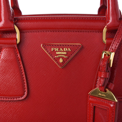Prada Saffiano Vernice Parabole Tote Rosso 10 of 11