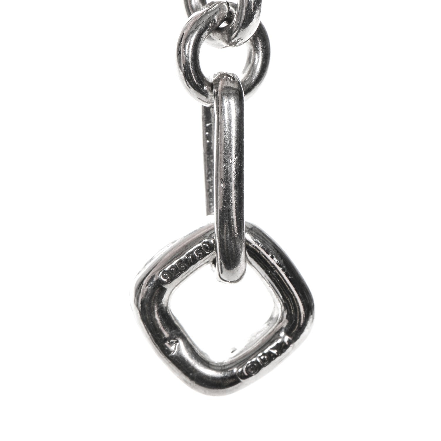David Yurman Sterling Silver 18K Yellow Gold Black Onyx Pearl Figaro Chain Necklace 6 of 6