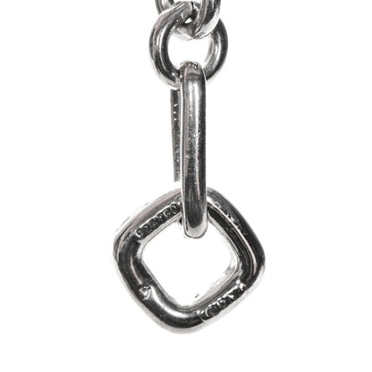 David Yurman Sterling Silver 18K Yellow Gold Black Onyx Pearl Figaro Chain Necklace 6 of 6