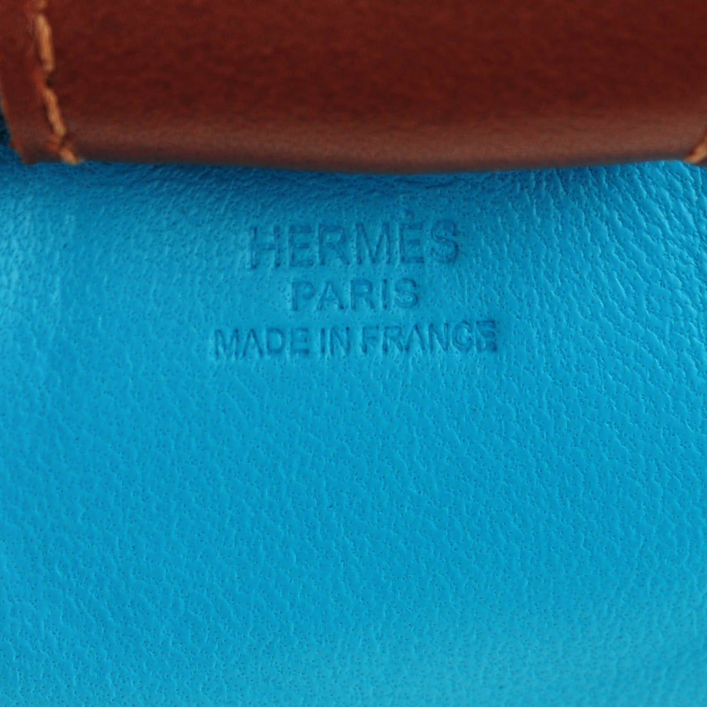 Milo Lambskin Grigri Rodeo Horse Bag Charm MM Bleu Azteque Bleu Electrique Fauve