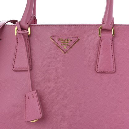 Prada Saffiano Medium Galleria Double Zip Tote Geranio 9 of 9