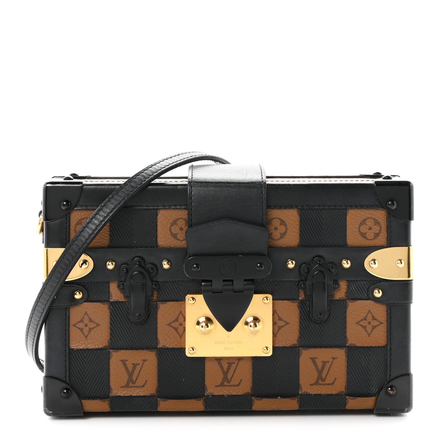 Monogram Tressage Petite Malle Black