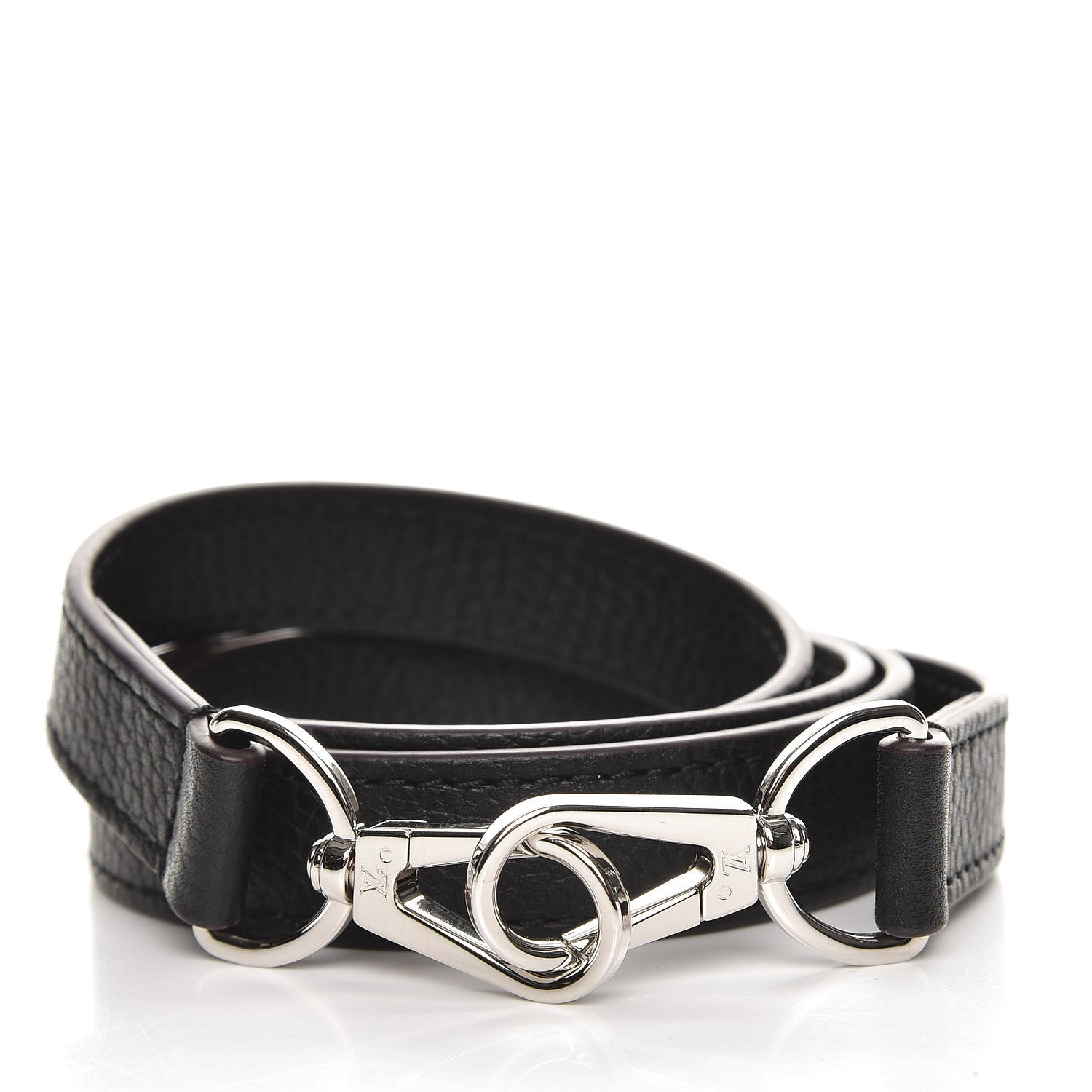 Louis Vuitton Calfskin Capucines BB Shoulder Strap Black 2 of 3