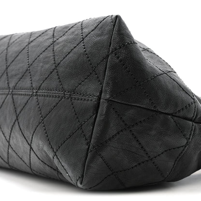 Chanel Calfskin Baby Coco Cabas Black Black 11 of 15