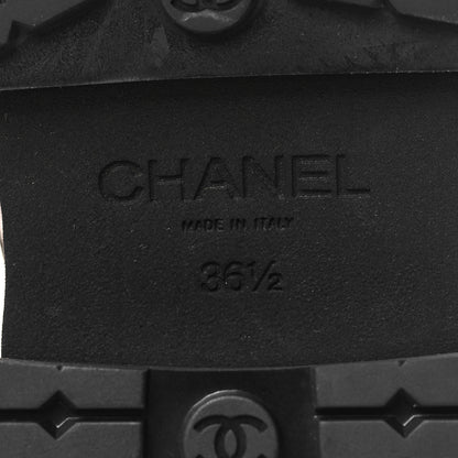Chanel Calfskin Quilted CC Mocassin Loafers 36.5 Brown 7 of 9