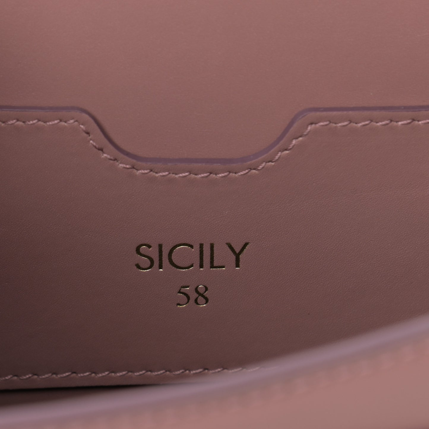 Vitello Morbido Small Sicily 58 Bag Dusty Pink