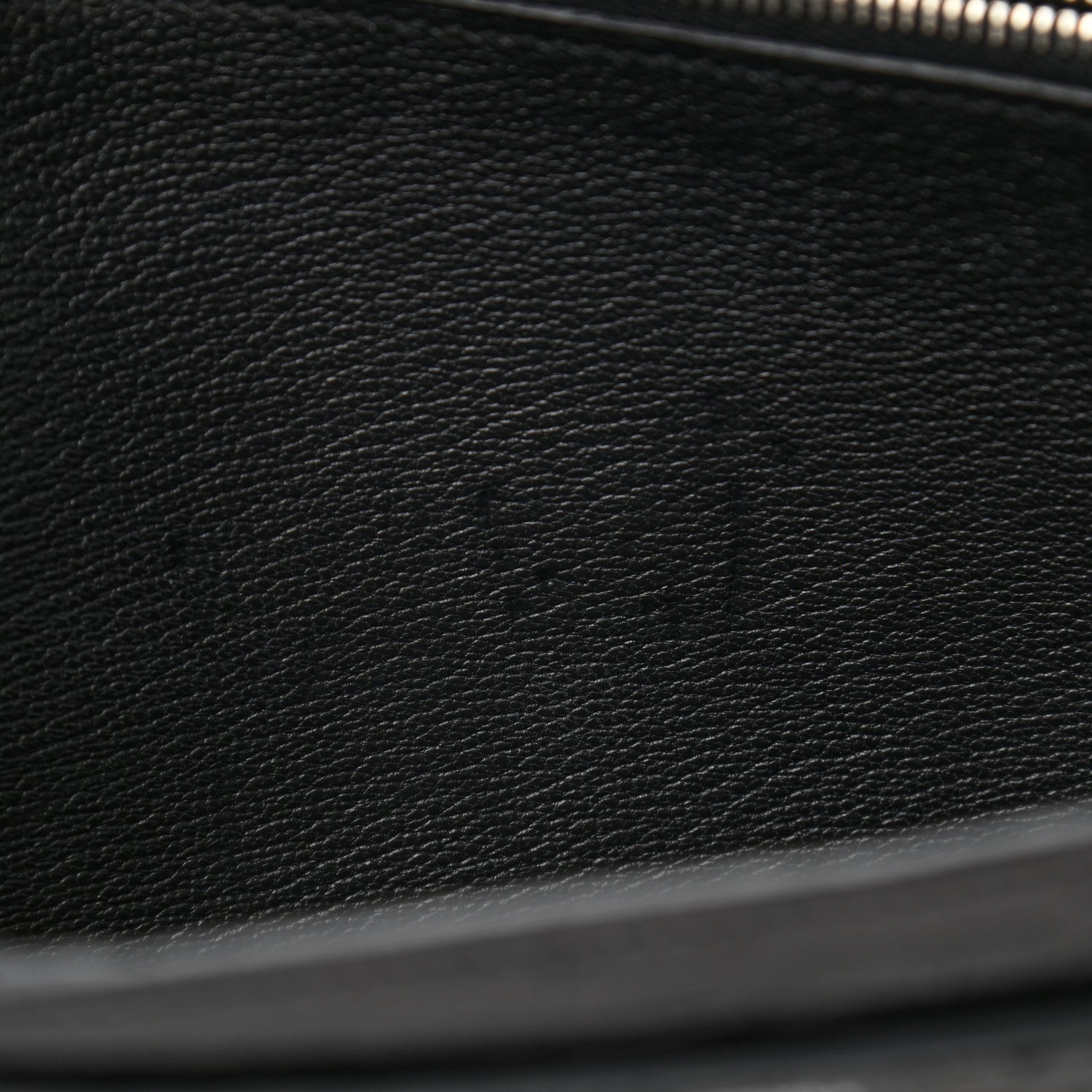 Hermes Shiny Alligator Constance Long Wallet Black 10 of 10