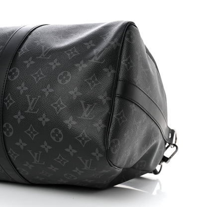 Louis Vuitton Monogram Eclipse Keepall Bandouliere 45 10 of 11