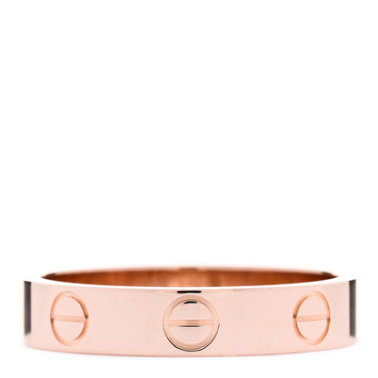 Cartier 18K Pink Gold 3.5mm LOVE Wedding Band Ring 50 5.25 3 of 4
