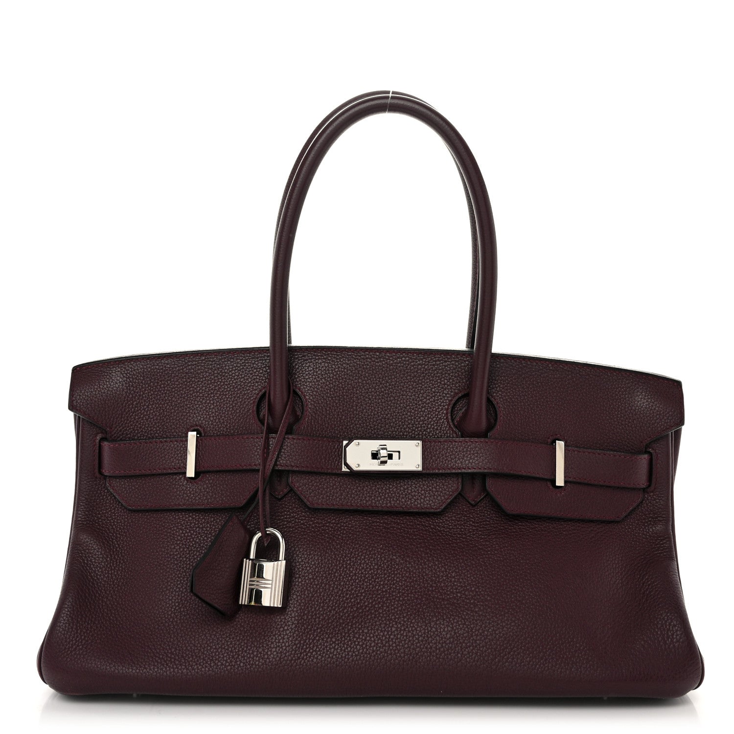 Hermes Taurillon Clemence JPG Birkin II 42 Prune 1 of 14